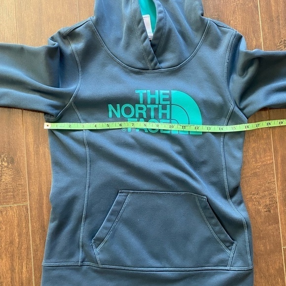 The North Face Navy and Teal Hoodie XS - Picture 6 of 15